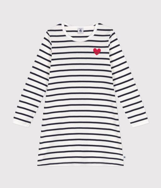 Petit Bateau Hartje Slaapkleed meisjes