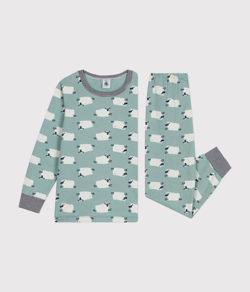 Petit Bateau Schaapjes Pyjama kinderen fleece