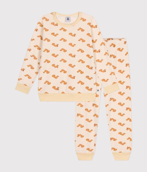 Petit Bateau Eekhoorn Pyjama kinderen bouclé