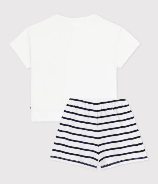 Petit Bateau Hart Pyjama meisjes