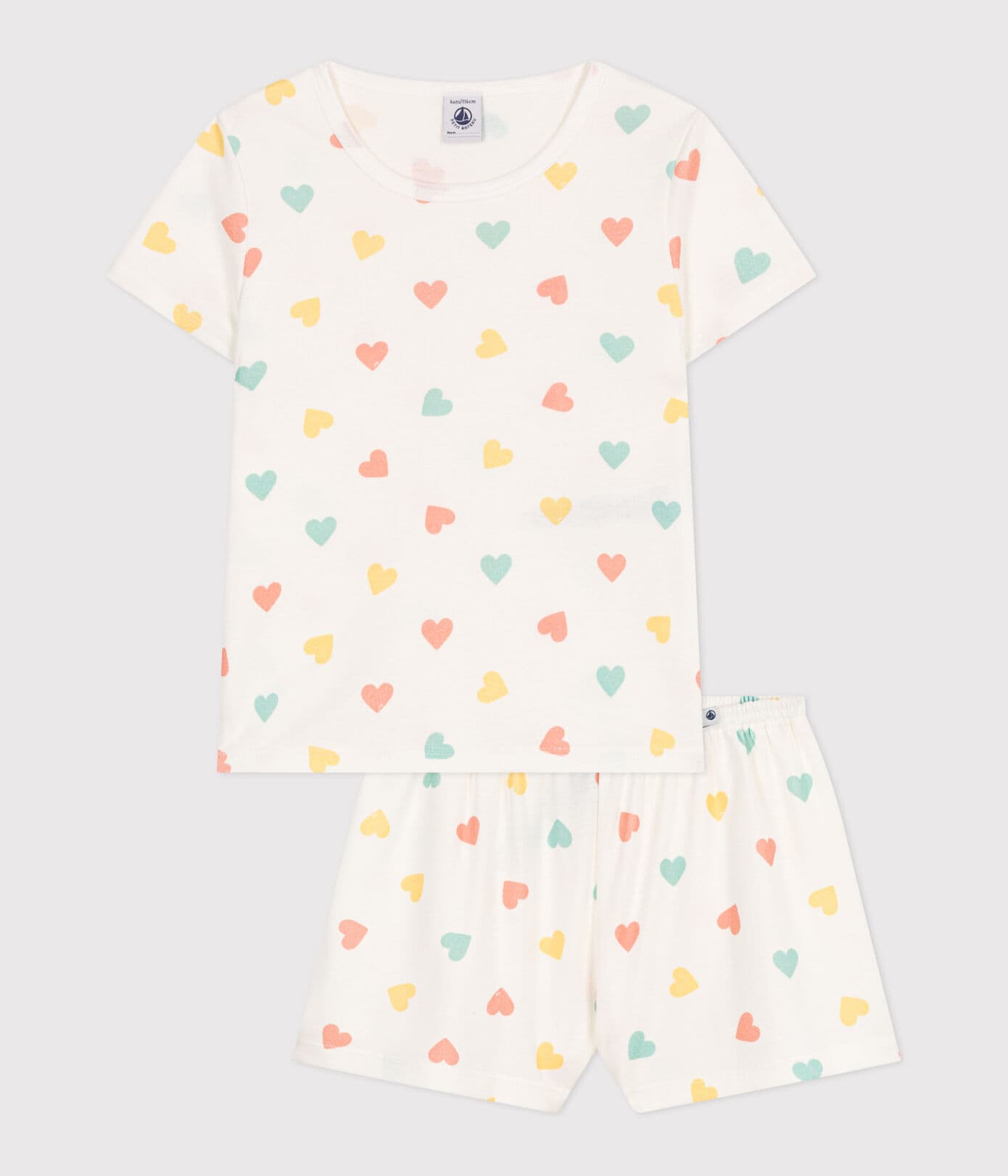 Petit Bateau Hartjes pyjama meisjes