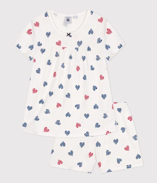 Petit Bateau Hartjes Pyjama meisjes