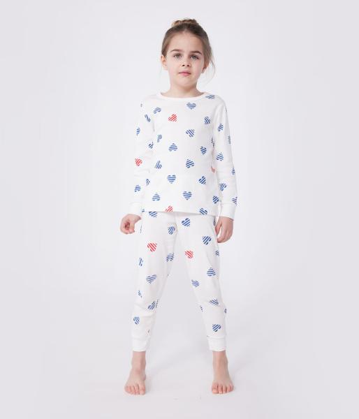 Petit Bateau Hartjes Pyjama meisjes