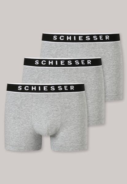 Schiesser 95/5 Organic Cotton Boxershort 3-pack