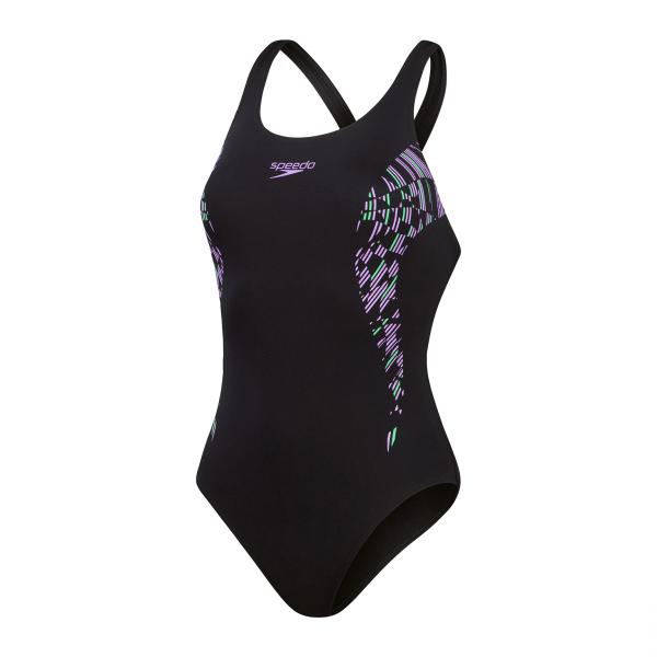 Speedo Navy Purple Badpak dames