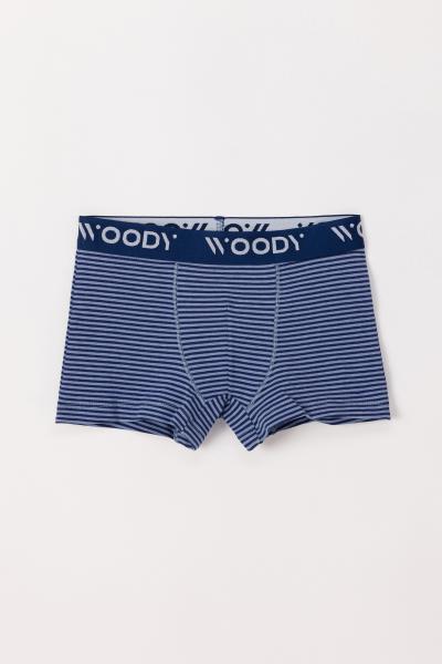 Woody Fashion Jongensboxershort streepjes Duopack