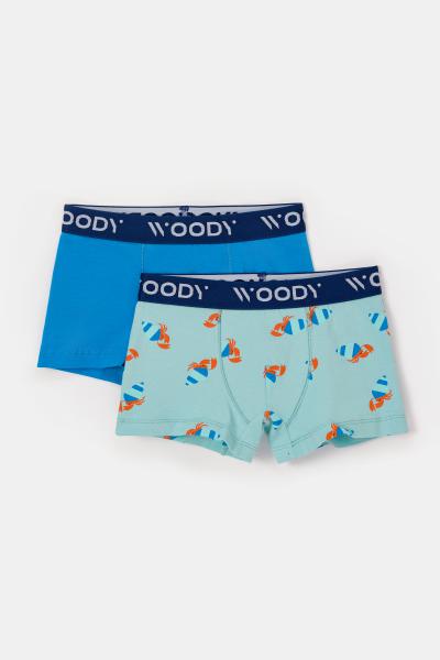 Woody Color Jongensboxershort DUOpack Print