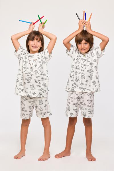 Woody Color me In pyjama unisex