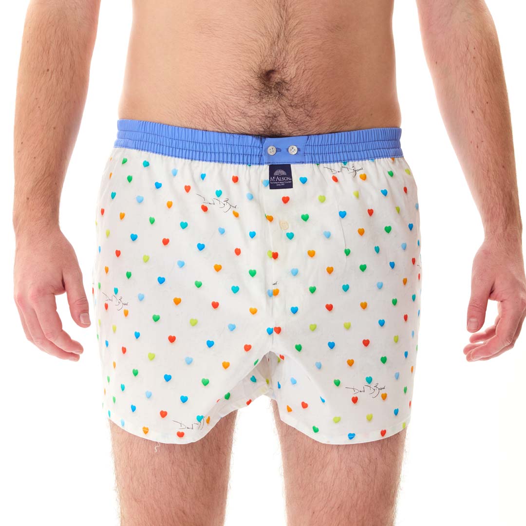 MC Alson Boxershort Hartjes colours