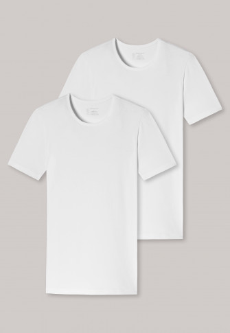 Schiesser 95/5 T-shirt round-neck 2-Pack