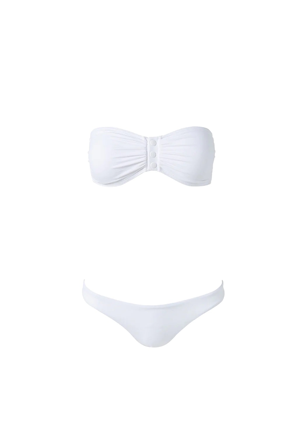 Melissa Odabash Eze bikini bandeau drukknoop