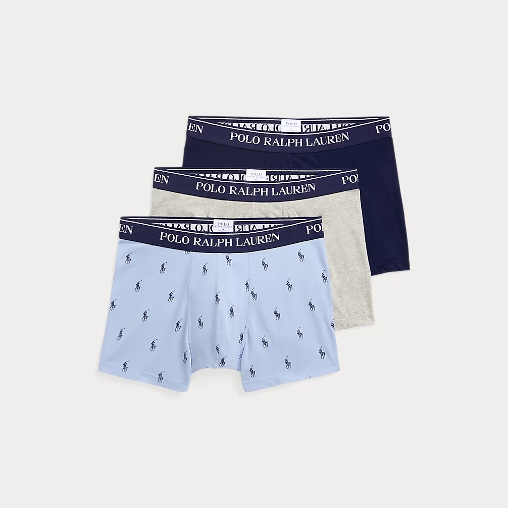 Ralph Lauren Stretch Cotton Classic Trunk, 3-pack