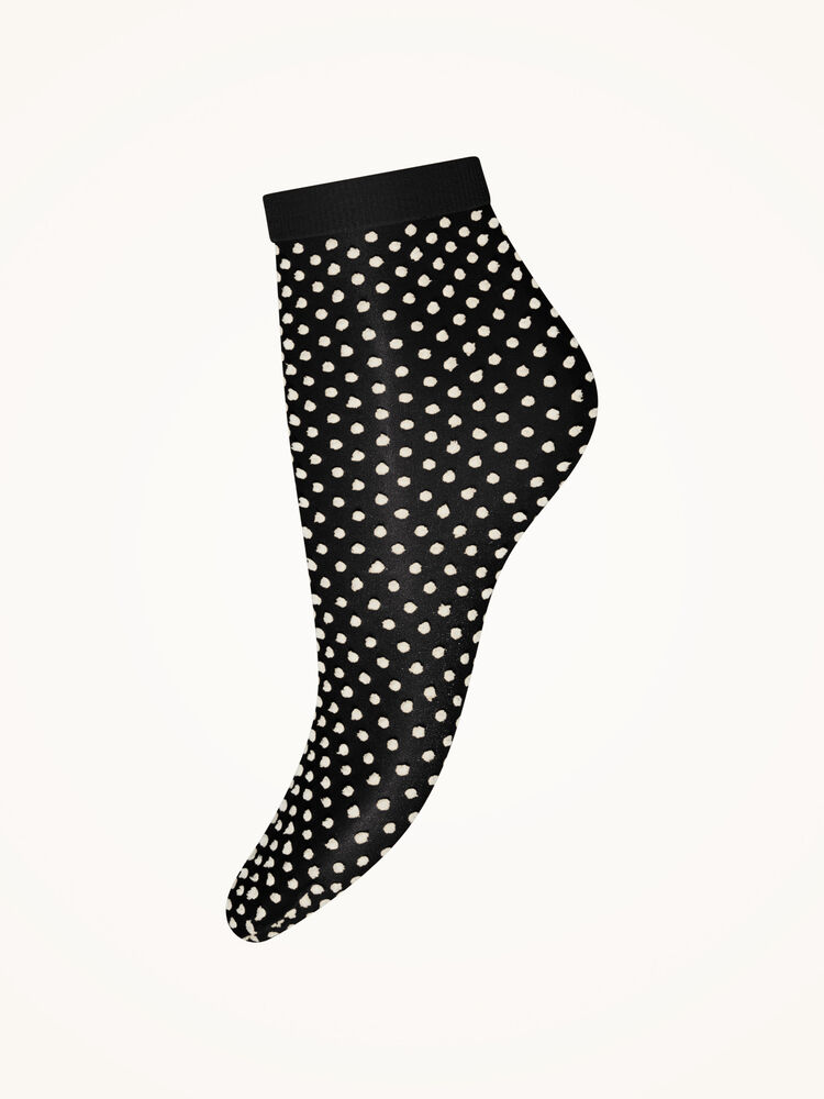 Wolford Satin touch dots socks