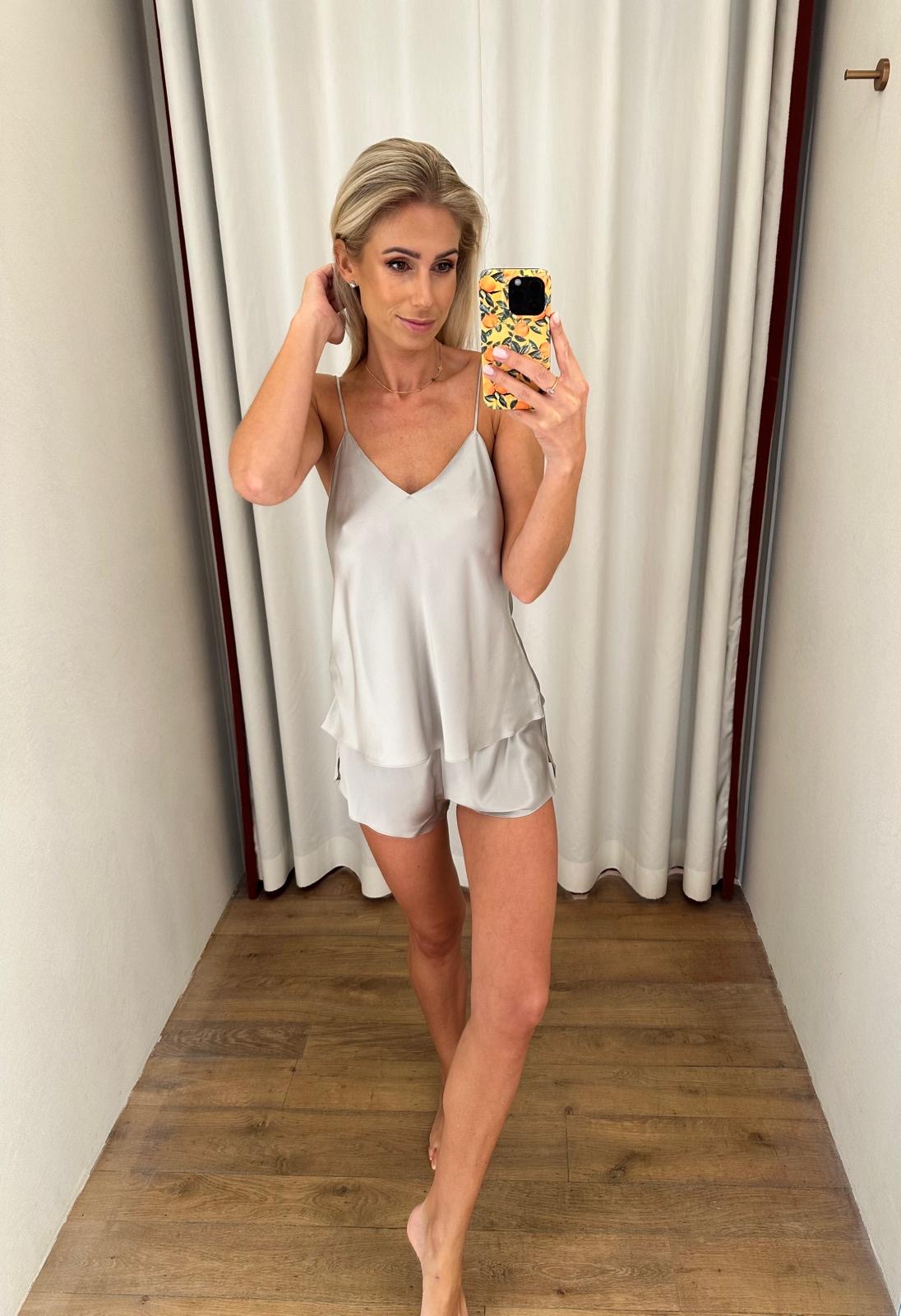 Lunadiseta Top + shortje zijde basic