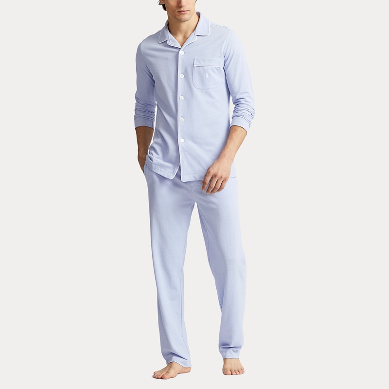 Ralph Lauren Pyjama set, doorknoop met witte bies