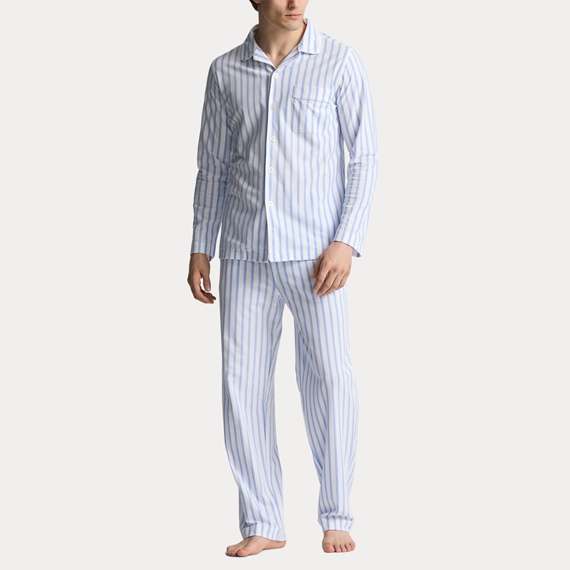 Ralph Lauren Pyjama set, doorknoop met witte bies