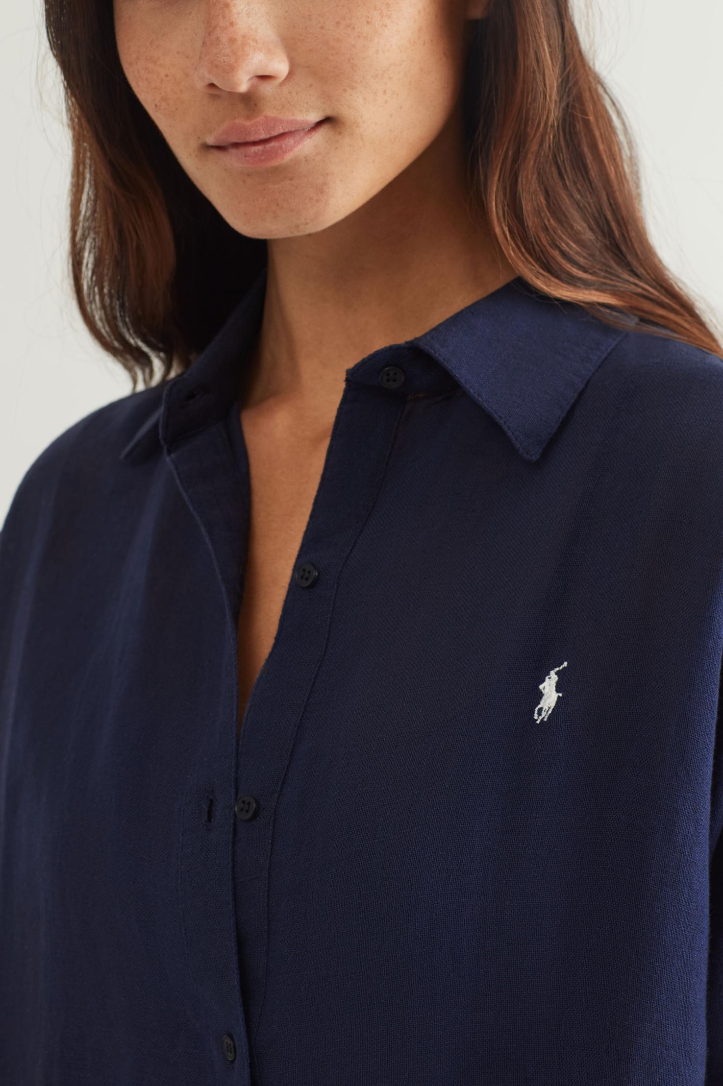 Polo Ralph Lauren Boyfriend Shirt doorknoop