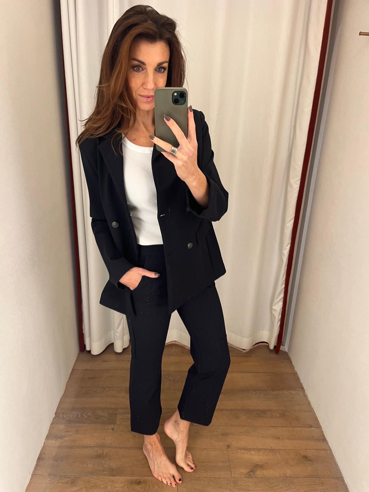 Max Mara leisure Blazer + broek in jersey