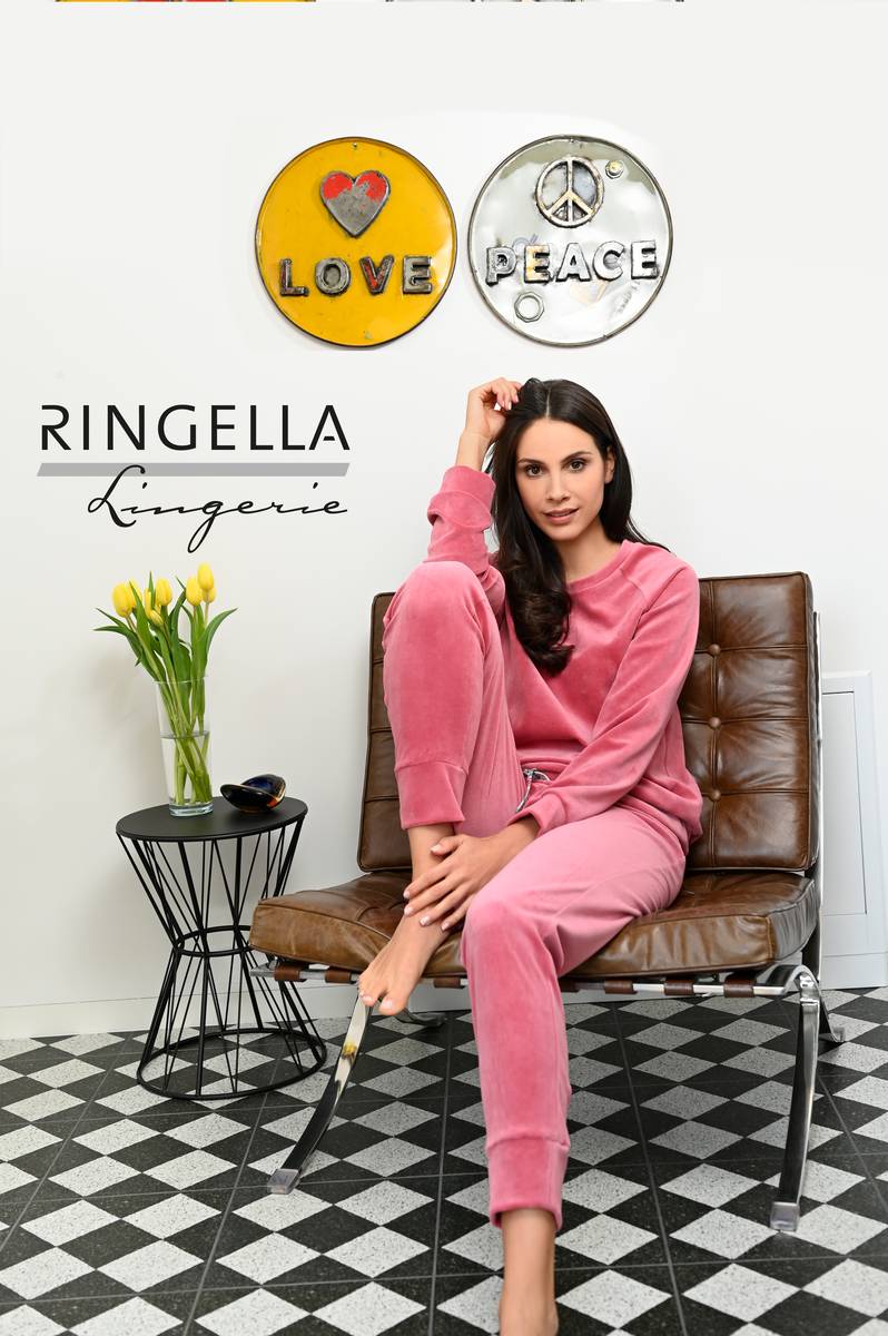 Ringella Pyjama dames velours 36-48 -