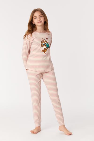 Dierentuin s nachts Collega Verstikkend Woody Uil Pyjama meisjes - Linnenkastje