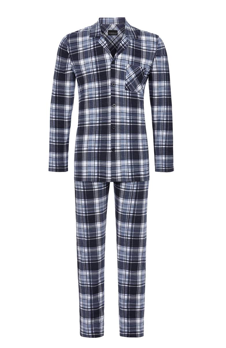 Ringella Flanel Pyjama heren doorknoop