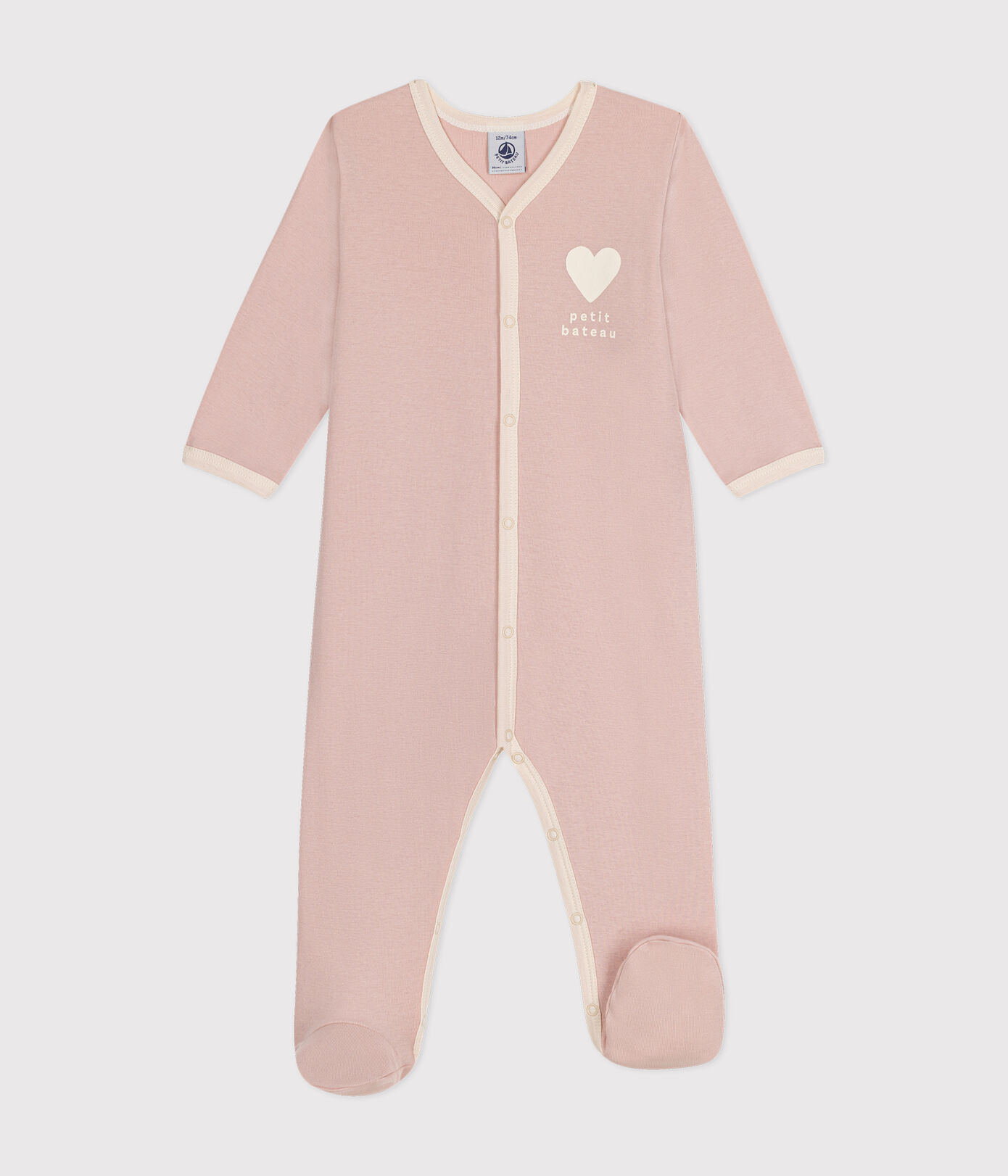 Petit Bateau hartje Pyjama Baby