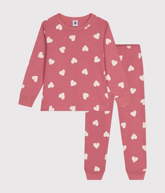 Petit Bateau Hartjes Pyjama meisjes