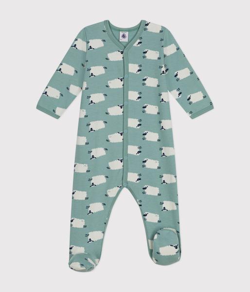 Petit Bateau Schaapjes Pyjama BABY fleece