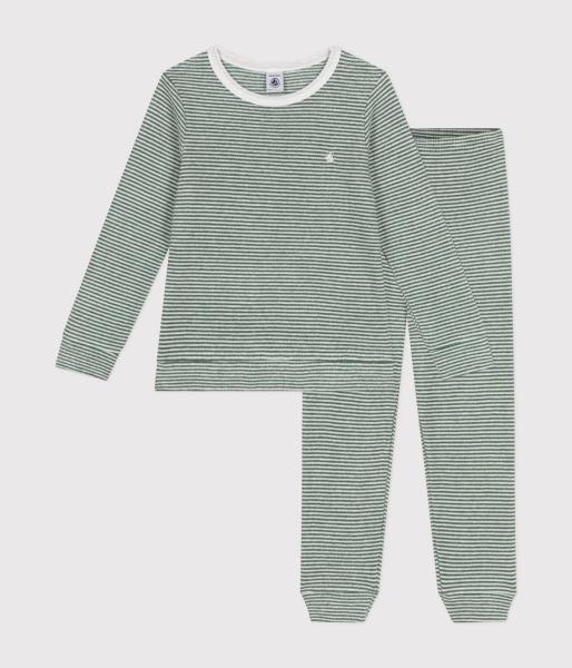 Petit Bateau Streepjes Pyjama kinderen spons