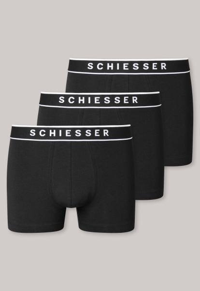 Schiesser 95/5 Organic Cotton Boxershort 3-pack