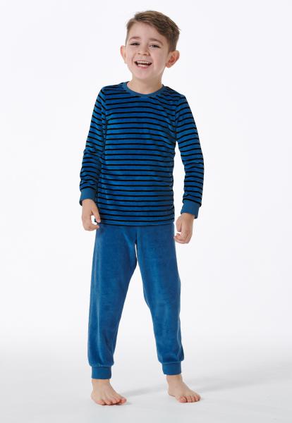 Schiesser Stripes Pyjama jongens badstof