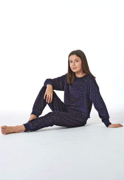 Schiesser Stars Pyjama Meisjes velours