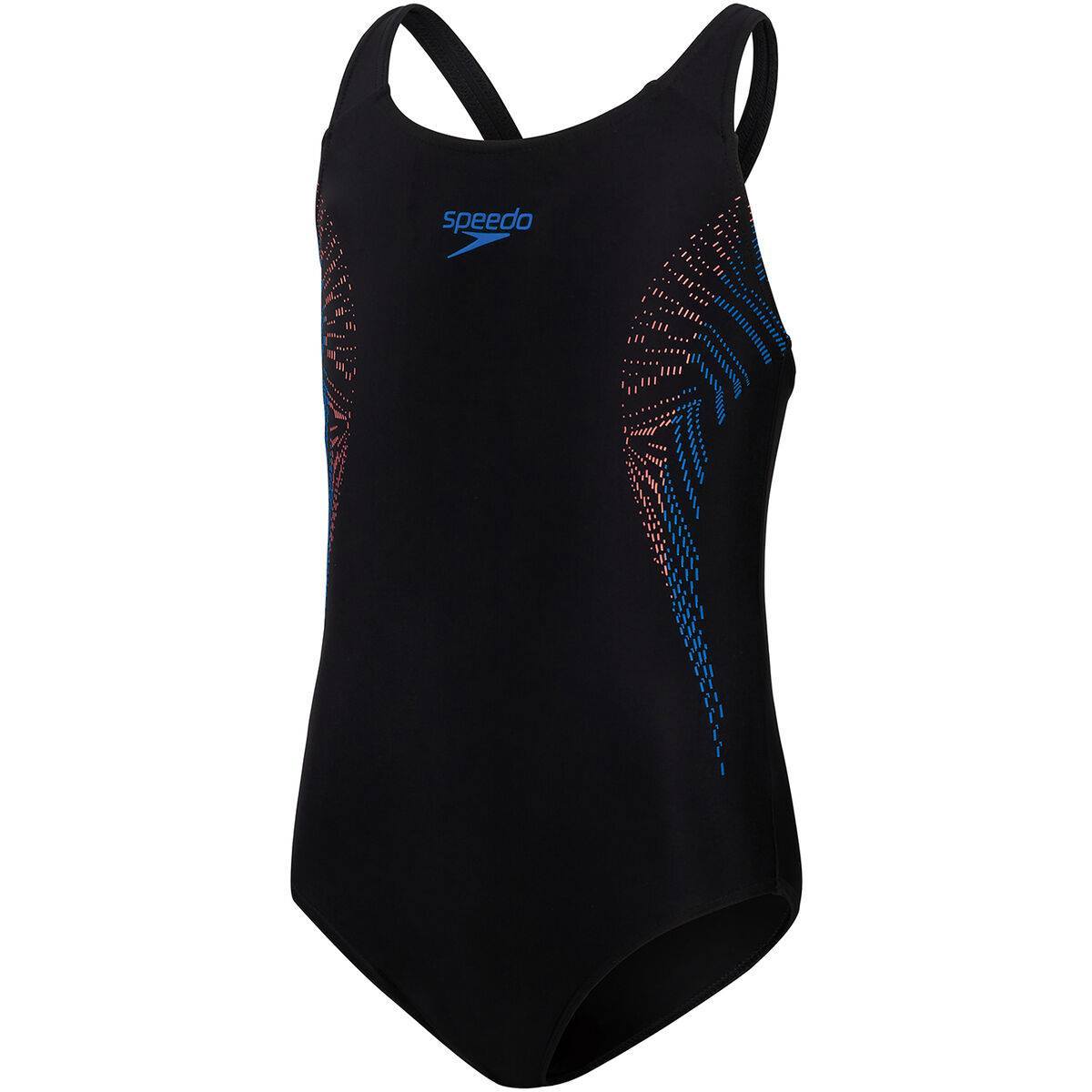 Speedo Black / red Badpak meisjes