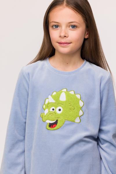 Woody Dino Pyjama Meisjes velours