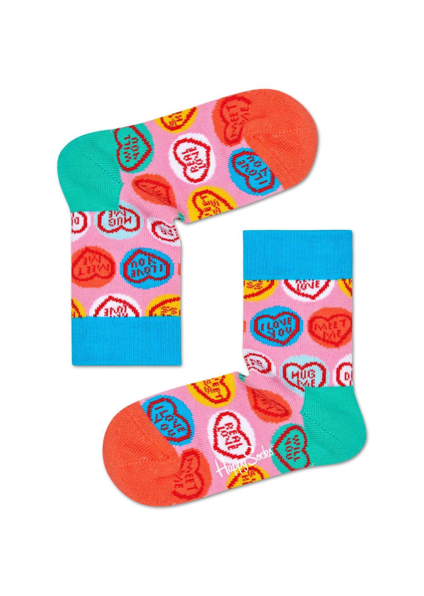 Happy Socks Sweat Heart Kids 1 paar kousen