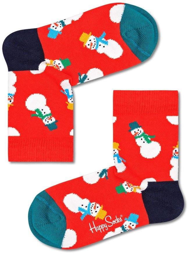 Happy Socks Kids Snowman 1 paar kousen