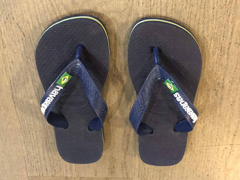 Havaianas Brasil logo slippers kids