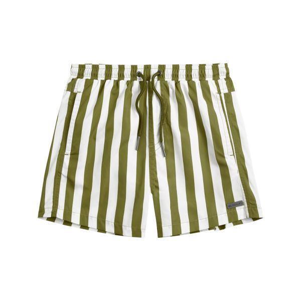 Beachlife Mini Stripe Pesto Zwemshort  papa zoon