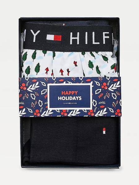 Tommy Hilfiger Happy Holidays Boxershort + kousen